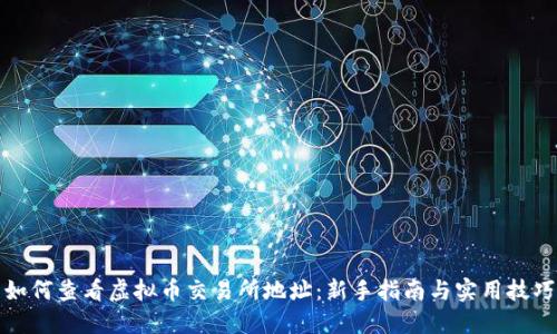 如何查看虚拟币交易所地址:新手指南与实用技巧