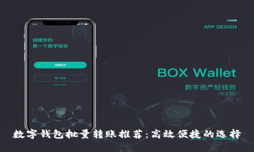 数字钱包批量转账推荐：高效便捷的选择